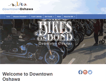 Tablet Screenshot of downtownoshawa.ca